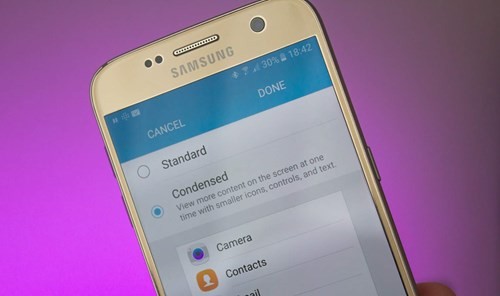 Chức năng thay đổi DPI cho giao diện sử dụng trên Samsung Galaxy mới. Chức năng thay đổi DPI cho giao diện sử dụng trên Samsung Galaxy mới.