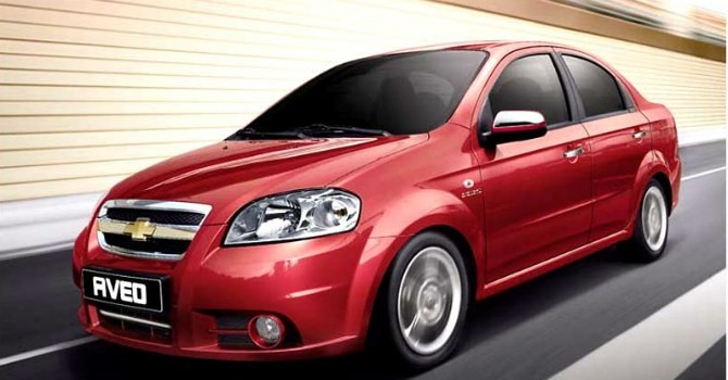 Chevrolet Aveo với giá bán từ 435 triệu đồng