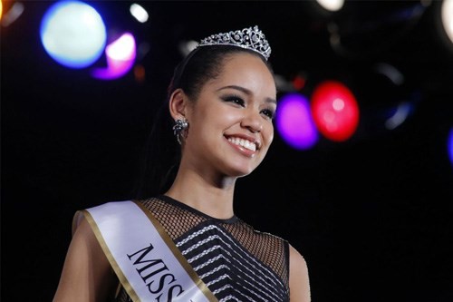 Hoa hậu Hoàn vũ 2015 Ariana Miyamoto - Ảnh chụp màn hình abcnews