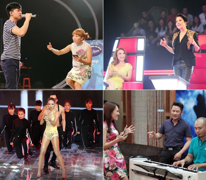 Từ trái qua: Hà Trần, Thu Phương, Tóc Tiên, Bằng Kiều đều là những nghệ sĩ sinh sống ở hải ngoại và chọn các chương trình truyền hình thực tế để gặp lại khán giả trong nước - Ảnh: Gia Tiến, Lý Võ Phú Hưng,BHD