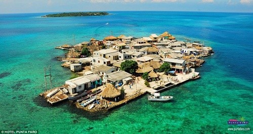 Đảo Santa Cruz del Islote (Colombia) - một trong những đảo "chật chội" nhất thế giới