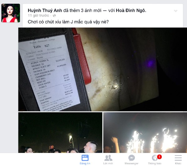 Mỹ nữ showbiz Việt lên phây: Hết moi tiền lại ăn vạ... ảnh 1