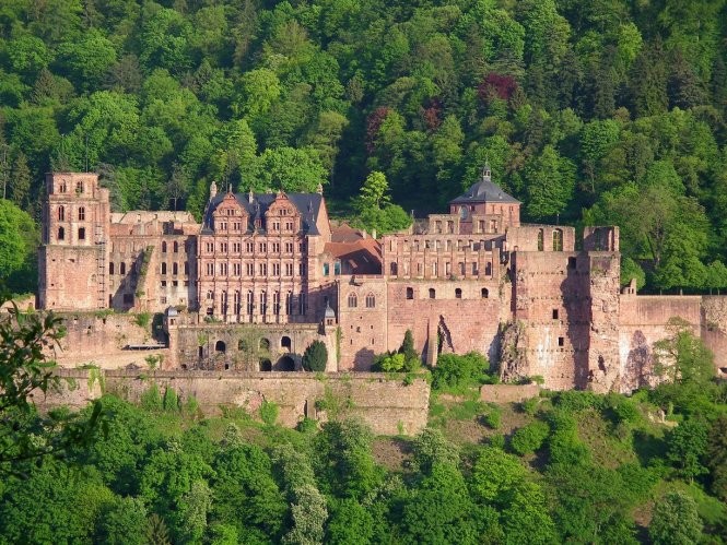 Lâu đài Heidelberg - Ảnh: wiki Lâu đài Heidelberg - Ảnh: wiki