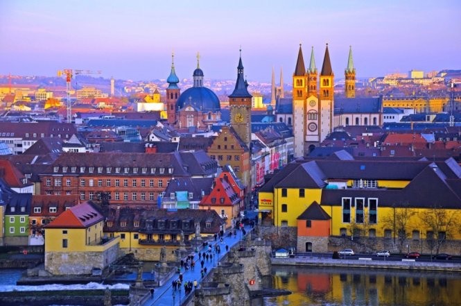 Thành phố Wurzburg - Ảnh: globetrotter Thành phố Wurzburg - Ảnh: globetrotter