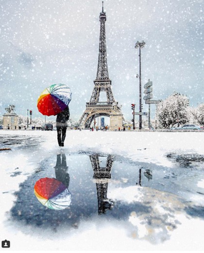 Tháp Eiffel, Paris, Pháp.