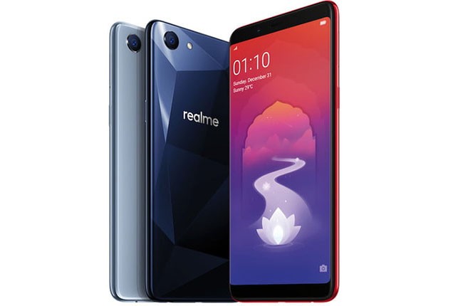 Smartphone Realme mới (ảnh Digital Trends)