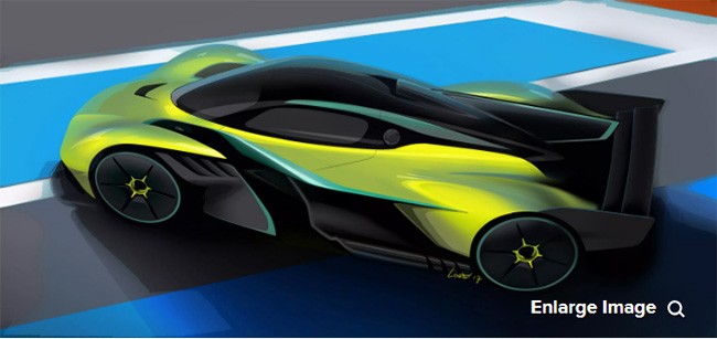 Aston Martin Valkyrie AMR . Ảnh: Cnet