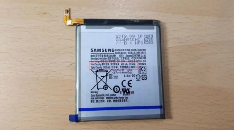 Đã xuất hiện báo cáo đề cập đến pin “khủng” 5000 mAh của Galaxy S11+. Ảnh: Gizmochina Ảnh: Gizmochina
