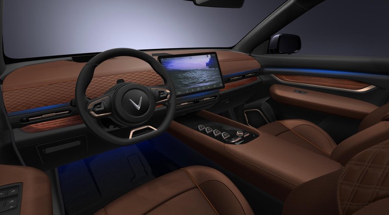 Thiết kế bên trong mẫu xe VF33 Thiết kế bên trong mẫu xe VF33