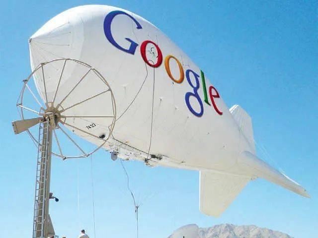 Dự án tham vọng của Google - Project Loon. Ảnh: Sohu