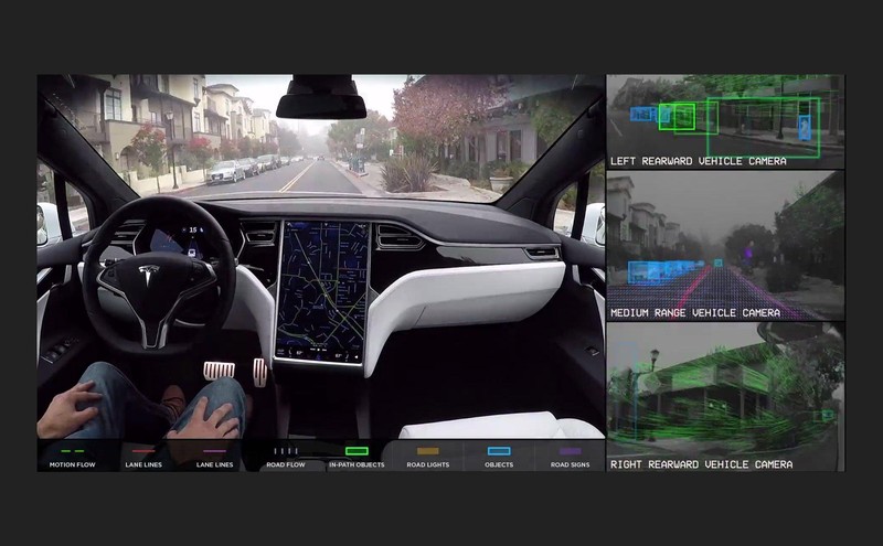 Hệ thống camera Tesla Vsion. Hệ thống camera Tesla Vsion.