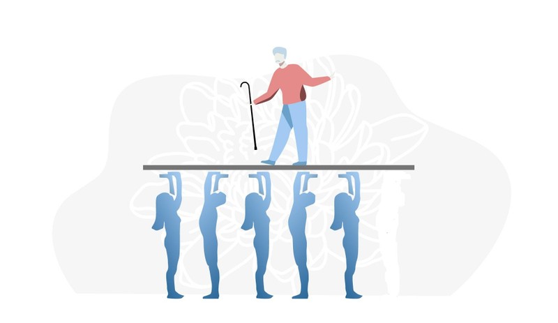 5 người trẻ chăm sóc 1 người già, và 300 triệu người già ở Trung Quốc sẽ xuất hiện trong thời kỳ 2021 đến năm 2025. 5 người trẻ chăm sóc 1 người già, và 300 triệu người già ở Trung Quốc sẽ xuất hiện trong thời kỳ 2021 đến năm 2025.