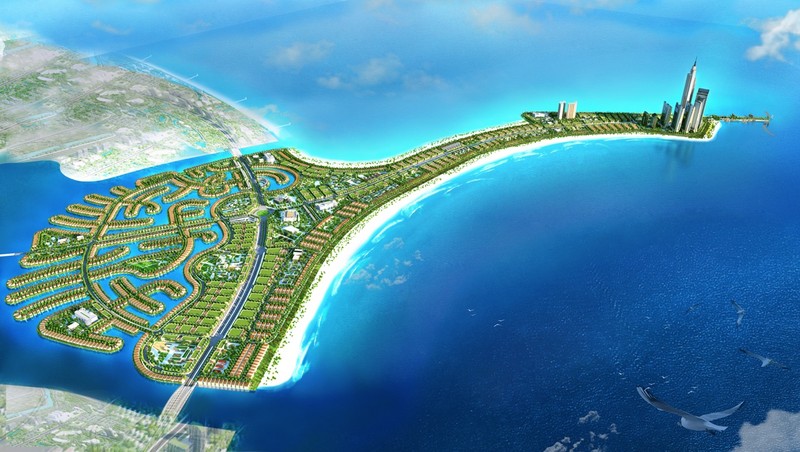 Phối cảnh dự án Khu đô thị lấn biển Cần Giờ. Nguồn: Vingroup khu do thi can gio.jpeg