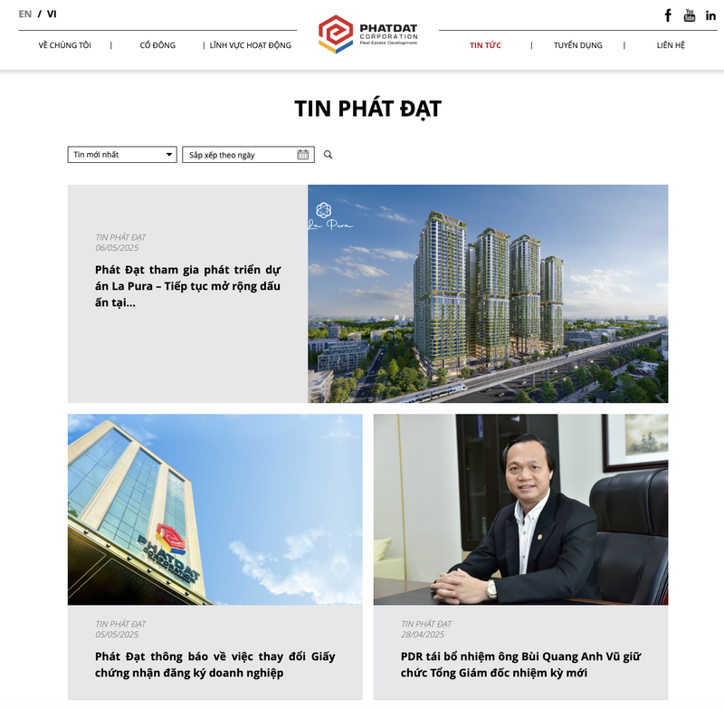 Sau án phạt, Phát Đạt vẫn không có thông tin phản hồi nào về vụ việc. thong tin phat dat.png