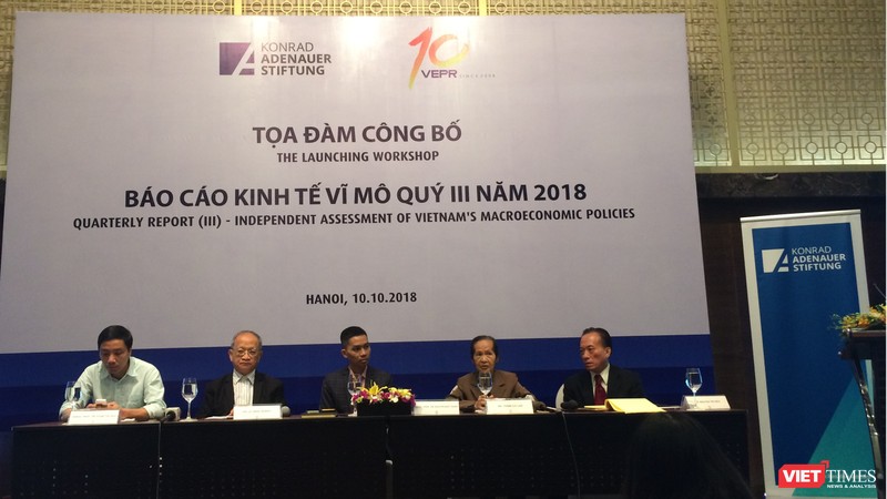 Tọa đàm công bố Báo cáo Kinh tế Vĩ mô Quý III/2018 (Ảnh: P.D)