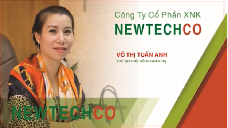 Chân dung nữ doanh nhân Võ Thị Tuấn Anh trên cương vị Chủ tịch Hội đồng quản trị Newtechco (Nguồn: newtechcoland.com) Chân dung nữ doanh nhân Võ Thị Tuấn Anh trên cương vị Chủ tịch Hội đồng quản trị Newtechco (Nguồn: newtechcoland.com)