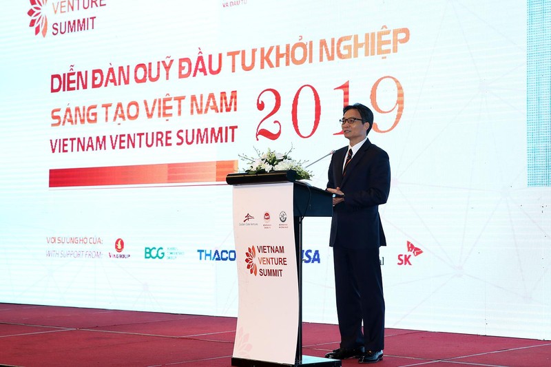 Phó Thủ tướng Vũ Đức Đam phát biểu tại Diễn đàn Quỹ Đầu tư khởi nghiệp sáng tạo Việt Nam 2019 (Ảnh: VGP) Phó Thủ tướng Vũ Đức Đam phát biểu tại Diễn đàn Quỹ Đầu tư khởi nghiệp sáng tạo Việt Nam 2019 (Ảnh: VGP)