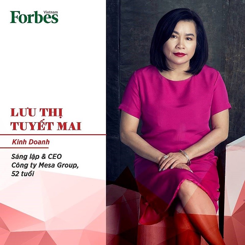 Chân dung nữ doanh nhân Lưu Thị Tuyết Mai (Ảnh: Forbes Việt Nam) Chân dung nữ doanh nhân Lưu Thị Tuyết Mai (Ảnh: Forbes Việt Nam)