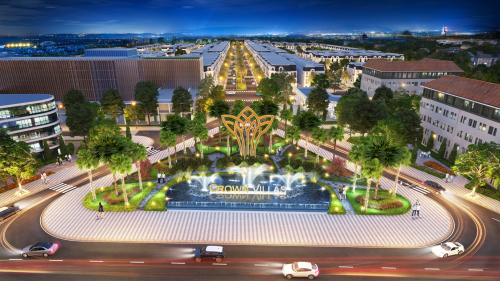 Phối cảnh khu đô thị Crown Villas tại Thái Nguyên (Ảnh: Internet)