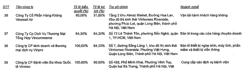 Vingroup lần đầu hé lộ tầm ảnh hưởng tại Vinpearl Air trên giấy tờ trong BCTC bán niên 2019. (Nguồn: VIC) Vingroup lần đầu hé lộ tầm ảnh hưởng tại Vinpearl Air trên giấy tờ trong BCTC bán niên 2019. (Nguồn: VIC)