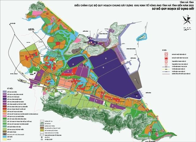 Quy hoạch điều chỉnh xây dựng KKT Vũng Áng tỉnh Hà Tĩnh đến năm 2025 (Nguồn: http://kktvungang-hatinh.gov.vn). Quy hoạch điều chỉnh xây dựng KKT Vũng Áng tỉnh Hà Tĩnh đến năm 2025 (Nguồn: http://kktvungang-hatinh.gov.vn).