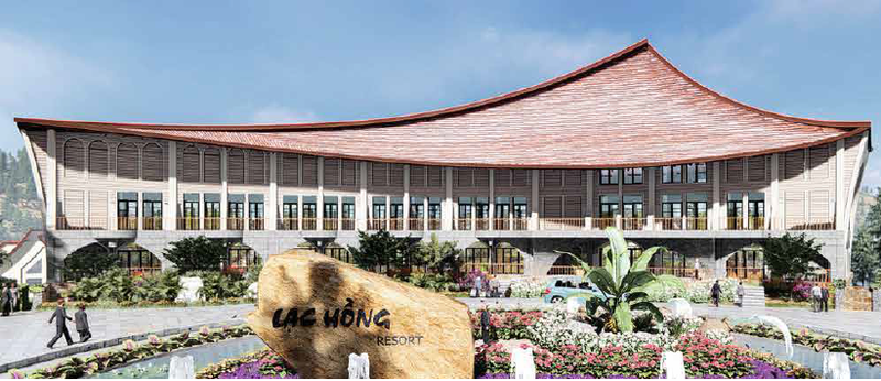 Nước cờ trái phiếu doanh nghiệp lãi suất 20%/năm ảnh 4 Hình bóng giới chủ ACB ở dự án Resort Lạc Hồng bên hồ Tuyền Lâm