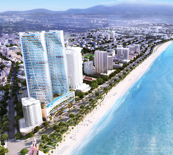 Phối cảnh dự án Beau Rivage Nha Trang (Nguồn: Internet)