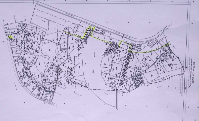 Bản đồ quy hoạch Khu dân cư Chợ Mới tại tỉnh Long An Bản đồ quy hoạch Khu dân cư Chợ Mới tại tỉnh Long An