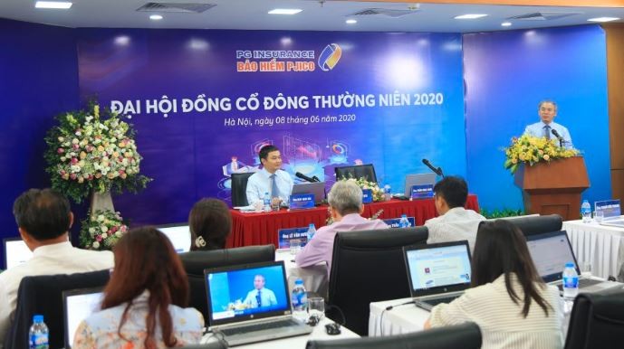 Toàn cảnh phiên họp ĐHĐCĐ thường niên năm 2020 của Pjico (Nguồn: PGI)