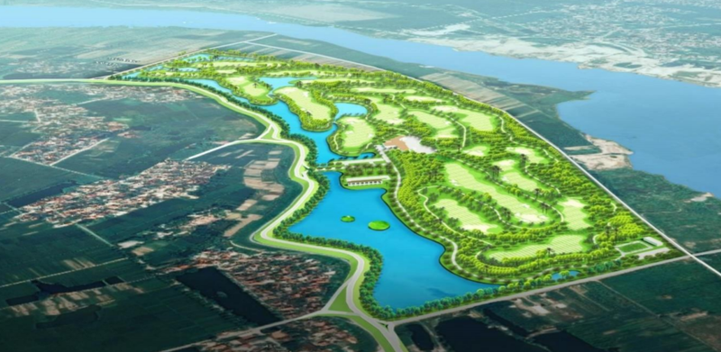 Phối cảnh dự án Sân golf quốc tế Thuận Thành (Bắc Ninh) - Nguồn: HLD