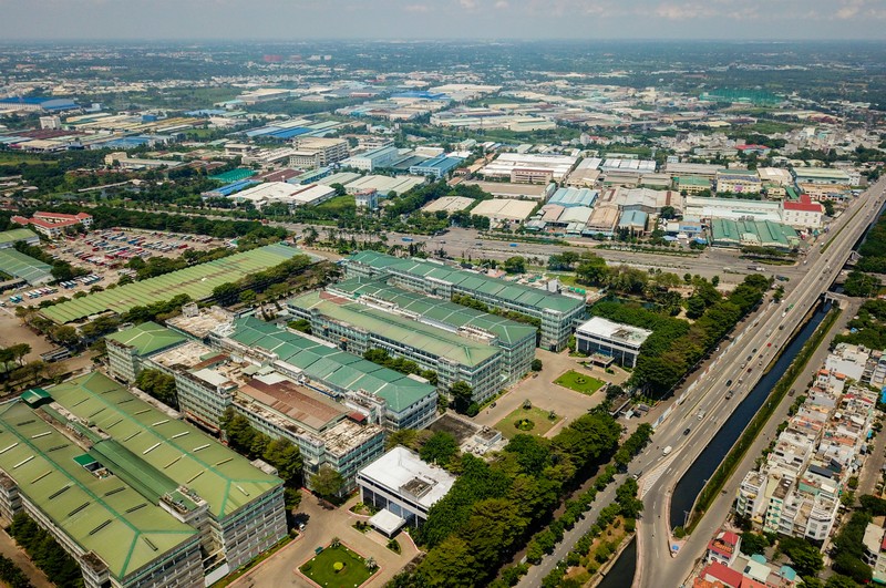 Khu công nghiệp Tân Tạo (quận Bình Tân, TP HCM) vào tháng 7/2020, Ảnh: Quỳnh Trần.