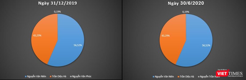 Cơ cấu cổ đông của CTCP Tập đoàn Sông Hồng Thủ Đô