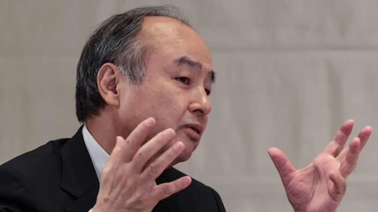 Masayoshi Son trong buổi phỏng vấn với Nikkei. Ảnh: Masaru Shioyama