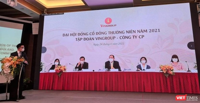 ĐHĐCĐ thường niên năm 2021 sáng 24/6 của Vingroup.