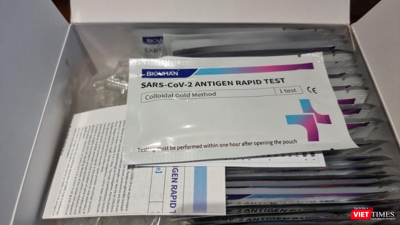Một loại kit test nhanh Covid-19 được chào mời với giá chỉ 75 cents/kit Một loại kit test nhanh Covid-19 được chào mời với giá chỉ 75 cents/kit