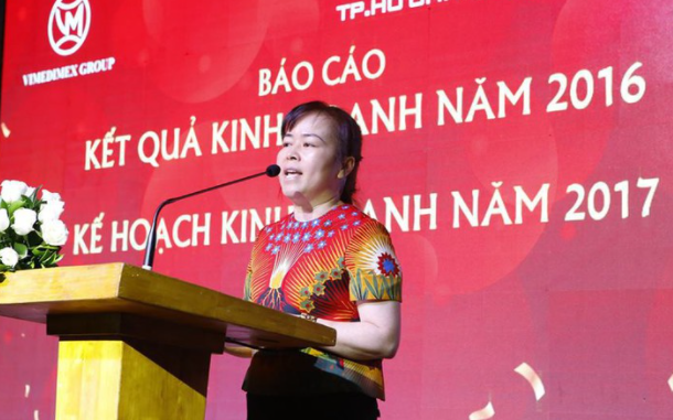 Bà Nguyễn Thị Loan - Chủ tịch HĐQT CTCP Y dược Vimedimex Bà Nguyễn Thị Loan - Chủ tịch HĐQT CTCP Y dược Vimedimex