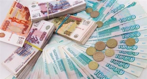 Đồng ruble của Nga - Ảnh: Sputnik/TTXVN Đồng ruble của Nga - Ảnh: Sputnik/TTXVN