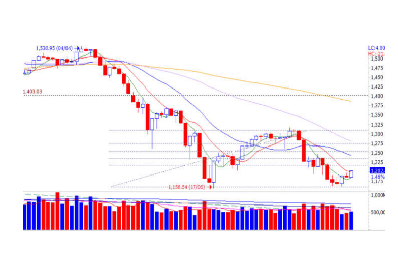 Diễn biến chỉ số VN-Index (Nguồn: VCSC) Diễn biến chỉ số VN-Index (Nguồn: VCSC)