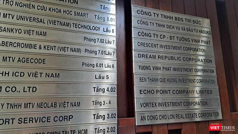 Dream Republic Corporation và loạt &apos;corporation&apos; cùng được gộp trong một bảng tên riêng biệt