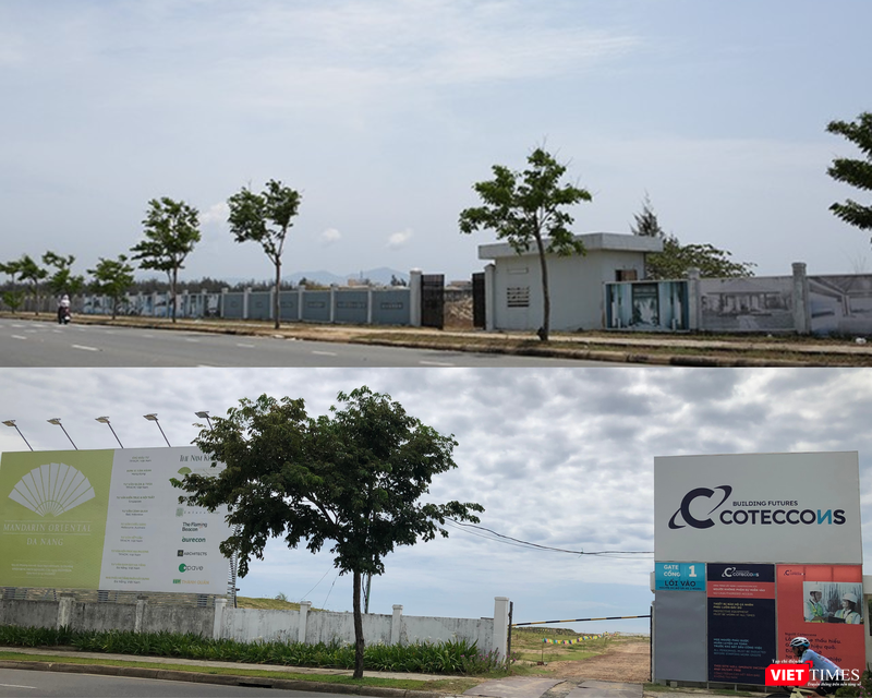 Dự án The Nam Khang Resort Residences có tên gọi mới là Mandarin Oriental Da Nang (Ảnh: Hồ Xuân Mai)