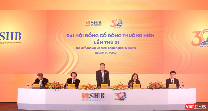 Chủ tịch SHB Đỗ Quang Hiển phát biểu bế mạc AGM 2023 Chủ tịch SHB Đỗ Quang Hiển phát biểu bế mạc AGM 2023