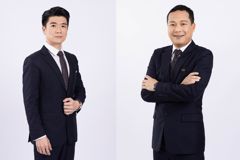 Ông Đỗ Quang Vinh (bên trái) và ông Đỗ Đức Hải được bầu làm Phó Chủ tịch HĐQT SHB