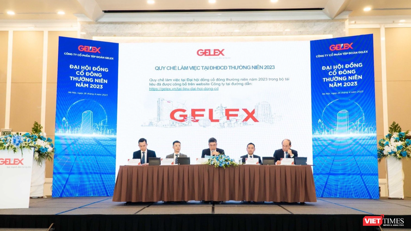 Đoàn chủ tọa tại AGM 2023 của Gelex