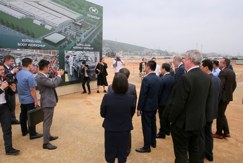 Các hạng mục của Dự án nhà máy sản xuất, lắp ráp ô tô Skoda Auto tại Quảng Ninh (Ảnh: Báo Quảng Ninh)