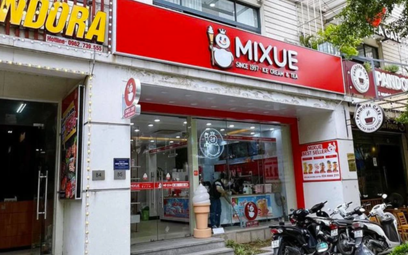 Một cửa hàng Mixue tại Việt Nam (Ảnh: Internet) Mixue 3333.png