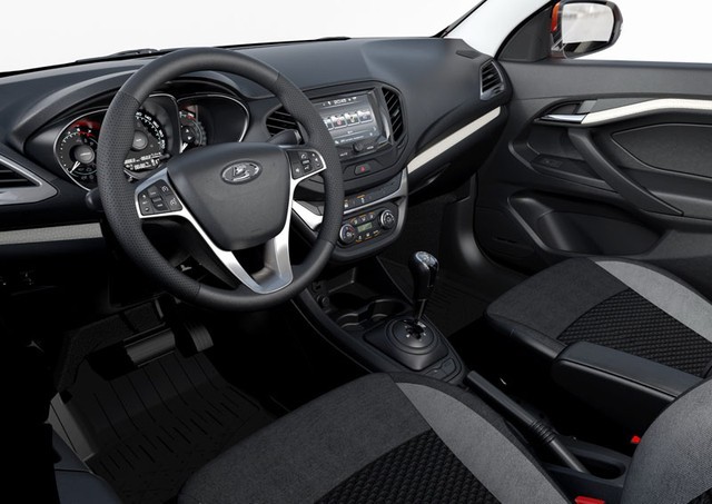 Nội thất Lada Vesta đã mang dáng dấp hiện đại, nhưng phong cách vẫn chưa theo kịp thời đại. lada-vesta-1_XYCJ.jpg