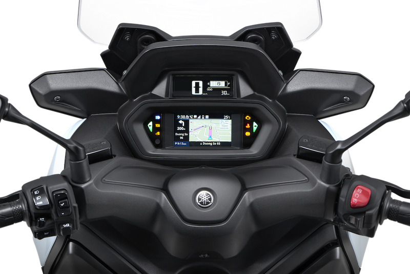 Màn hình hiện đại trên Yamaha XMAX 300. YMH_2 - Garmin Navigation.png
