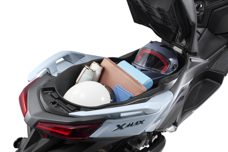 Thể tích cốp chứa đồ là gần 50 lít. YMH_9 - Underseat storage.png