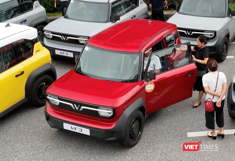 Ô tô điện VinFast VF 3 đang tạo nên trật tự mới trong nhóm xe cỡ nhỏ giá rẻ. vinfast VF3.jpg