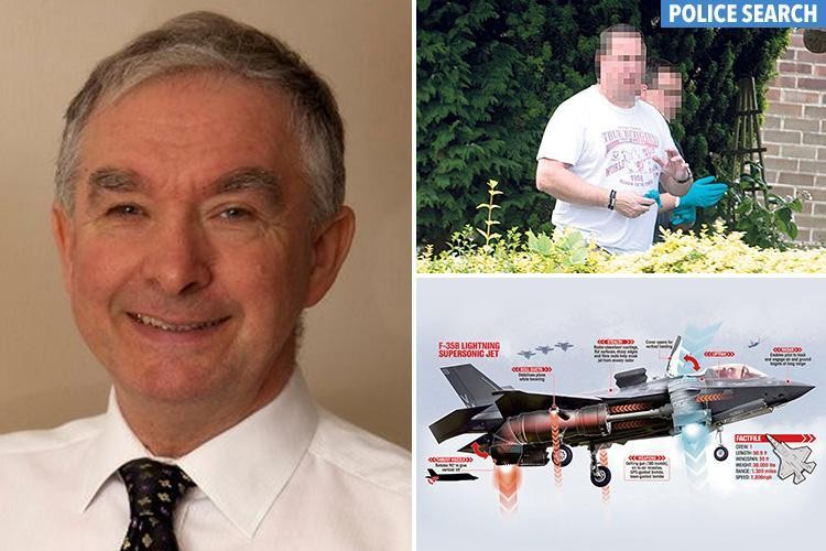 Bryn Jones, cựu công trình sư của hãng Rolls-Royce của Anh bị cơ quan tình báo nước này bắt giữ vì bán bí mật về máy bay chiến đấu tàng hình F-35B của Mỹ cho Trung Quốc. Bryn Jones, cựu công trình sư của hãng Rolls-Royce của Anh bị cơ quan tình báo nước này bắt giữ vì bán bí mật về máy bay chiến đấu tàng hình F-35B của Mỹ cho Trung Quốc.